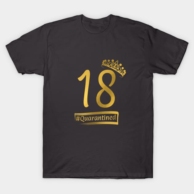 18th quarantine birthday T-Shirt by paintmaninfinity